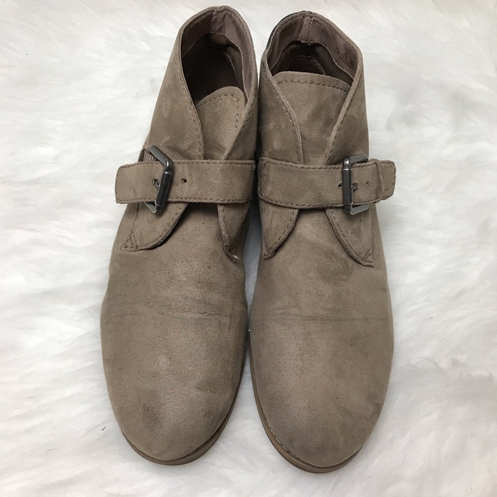 Franco Sarto Ankle Boot Buckle Strap Pledge 2 Size 8.5